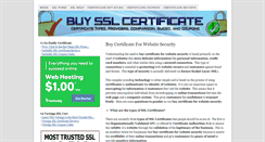 Desktop Screenshot of buycertificate.com