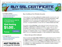 Tablet Screenshot of buycertificate.com